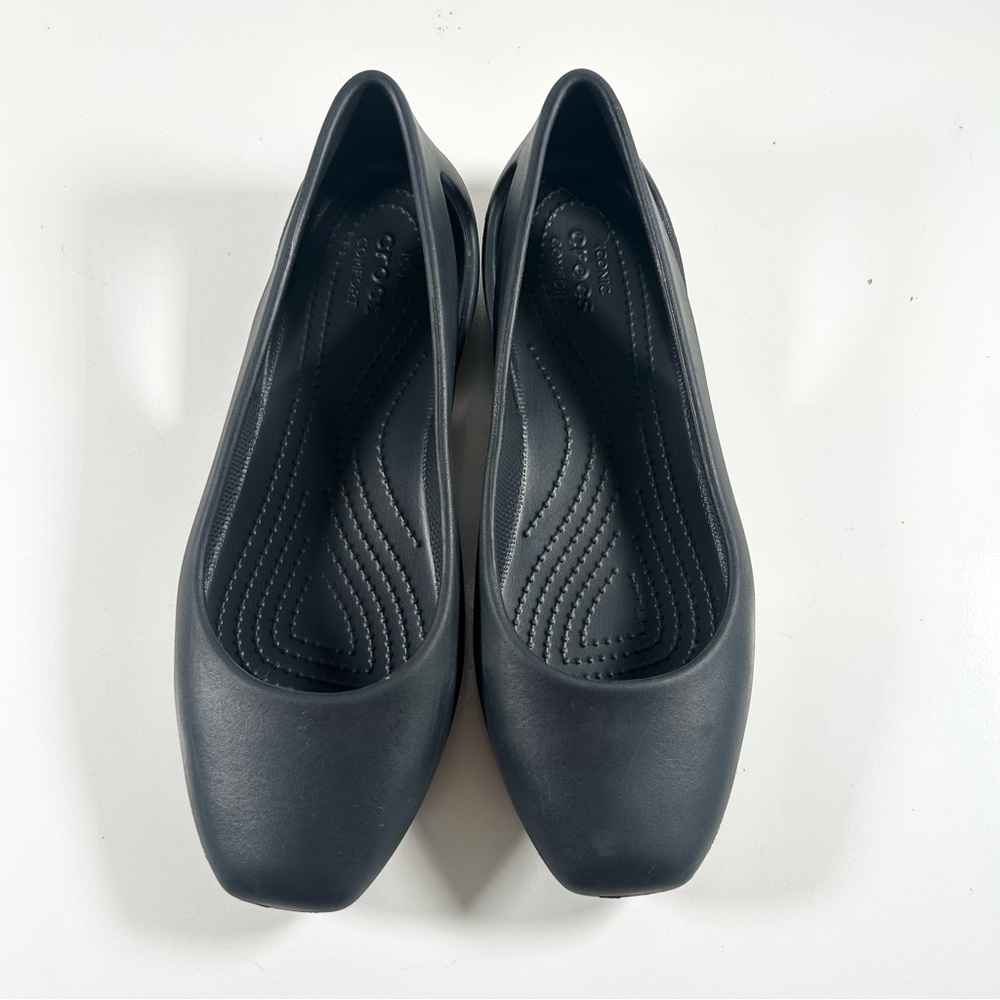Crocs Laura Ballerina Flats Shoes in Black Size 5